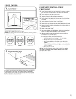 Preview for 21 page of Maytag W10445417B Use & Care Manual