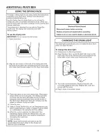 Preview for 11 page of Maytag W10562334A Use & Care Manual