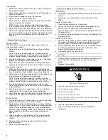 Preview for 8 page of Maytag W10621530A User Instructions