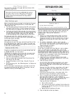 Preview for 16 page of Maytag W10621530A User Instructions