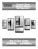 Preview for 1 page of Maytag W10671502A Use & Care Manual