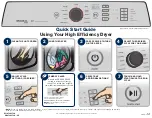 Maytag W10720372A Quick Start Manual preview
