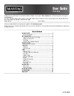 Maytag W10844284B User Manual preview