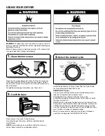 Preview for 7 page of Maytag W10873035A Use And Care Manual