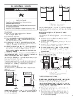 Предварительный просмотр 5 страницы Maytag WED4800BQ Installation Manual