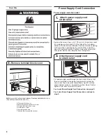 Предварительный просмотр 8 страницы Maytag WED4800BQ Installation Manual