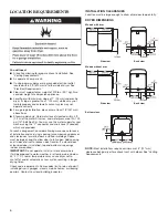 Preview for 4 page of Maytag WED8000BW Installation Manual