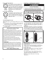 Preview for 6 page of Maytag WED8000BW Installation Manual