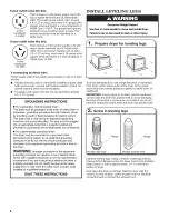 Preview for 6 page of Maytag WED8000BW0 Installation Instructions Manual