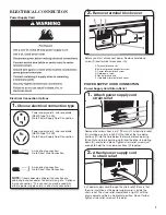 Preview for 7 page of Maytag WED8200YW Installation Instructions Manual