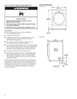 Предварительный просмотр 4 страницы Maytag WED9051YW0 Installation Instructions Manual