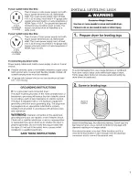 Предварительный просмотр 7 страницы Maytag WED9051YW0 Installation Instructions Manual