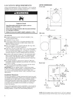 Preview for 4 page of Maytag WED9371YL0 Installation Instructions Manual