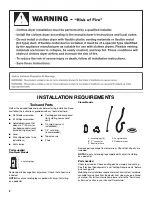 Предварительный просмотр 2 страницы Maytag WED9470WW Installation Instructions Manual