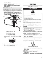 Предварительный просмотр 11 страницы Maytag WED9470WW Installation Instructions Manual