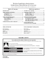 Preview for 1 page of Maytag WTW8000BW Instructions Manual