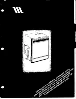 Предварительный просмотр 1 страницы Maytag WU 101 Manual