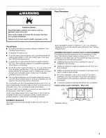 Предварительный просмотр 5 страницы Maytag YMED9600SQ0 Use & Care Manual