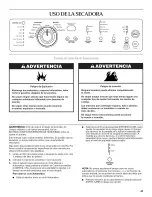 Предварительный просмотр 45 страницы Maytag YMED9600SQ0 Use & Care Manual