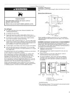 Preview for 3 page of Maytag YMET3800TW0 Installation Instructions Manual