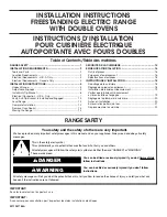 Maytag YMET8800FZ Installation Instructions Manual preview