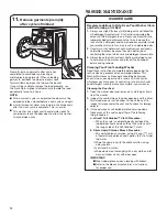 Preview for 12 page of Maytag YMHWE201 Series Use & Care Manual