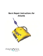 Maytronics Atlantis Basic Repair Instructions preview