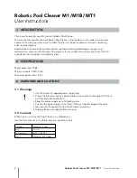 Preview for 4 page of Maytronics M1 User Instructions