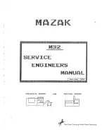 Mazak MAZATROL M32 Service Engineer'S Manual предпросмотр