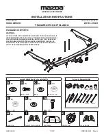 Preview for 1 page of Mazda 0000-8E-N31 Installation Instructions Manual