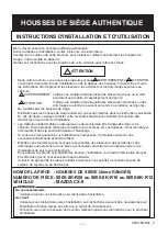 Предварительный просмотр 13 страницы Mazda 0000-8K-R08 Installation And User Instructions Manual