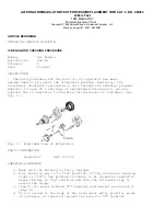 Предварительный просмотр 5 страницы Mazda 1979-1984 RX7 Technical Service Bulletin