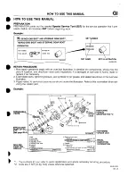 Предварительный просмотр 5 страницы Mazda 1989 MX-5 Workshop Manual