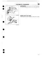 Предварительный просмотр 9 страницы Mazda 1989 MX-5 Workshop Manual