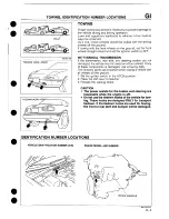 Предварительный просмотр 11 страницы Mazda 1989 MX-5 Workshop Manual