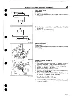 Предварительный просмотр 31 страницы Mazda 1989 MX-5 Workshop Manual