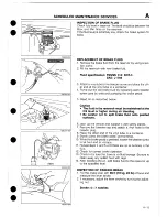 Предварительный просмотр 33 страницы Mazda 1989 MX-5 Workshop Manual