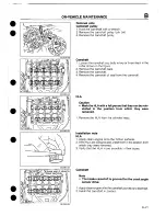 Предварительный просмотр 57 страницы Mazda 1989 MX-5 Workshop Manual