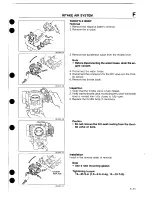 Предварительный просмотр 243 страницы Mazda 1989 MX-5 Workshop Manual