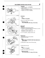 Предварительный просмотр 249 страницы Mazda 1989 MX-5 Workshop Manual