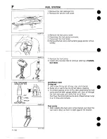 Предварительный просмотр 258 страницы Mazda 1989 MX-5 Workshop Manual