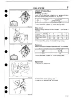 Предварительный просмотр 259 страницы Mazda 1989 MX-5 Workshop Manual