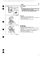 Предварительный просмотр 634 страницы Mazda 1989 MX-5 Workshop Manual