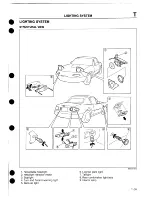 Предварительный просмотр 662 страницы Mazda 1989 MX-5 Workshop Manual