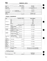 Предварительный просмотр 725 страницы Mazda 1989 MX-5 Workshop Manual