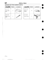 Предварительный просмотр 739 страницы Mazda 1989 MX-5 Workshop Manual