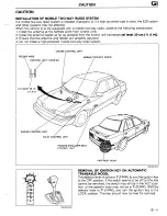 Предварительный просмотр 13 страницы Mazda 1990 323 Workshop Manual Supplement