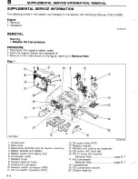 Предварительный просмотр 32 страницы Mazda 1990 323 Workshop Manual Supplement