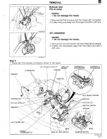 Предварительный просмотр 33 страницы Mazda 1990 323 Workshop Manual Supplement