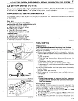 Предварительный просмотр 63 страницы Mazda 1990 323 Workshop Manual Supplement